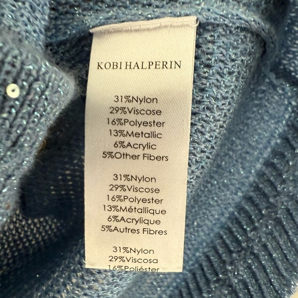 Kobi Halperin Blue Cardigan Sweater - Picture 8 of 13